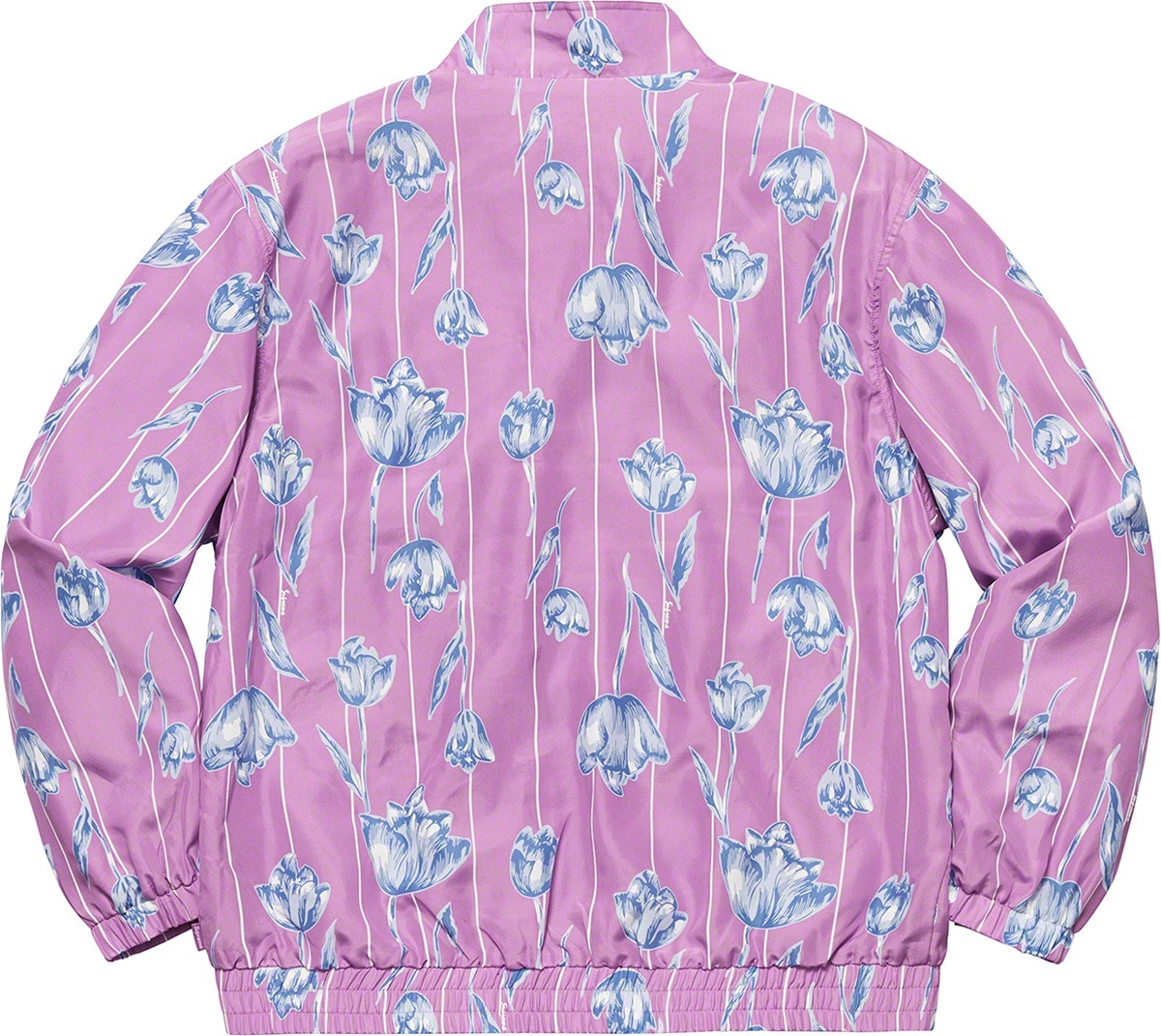 Floral Silk Track Jacket view 5